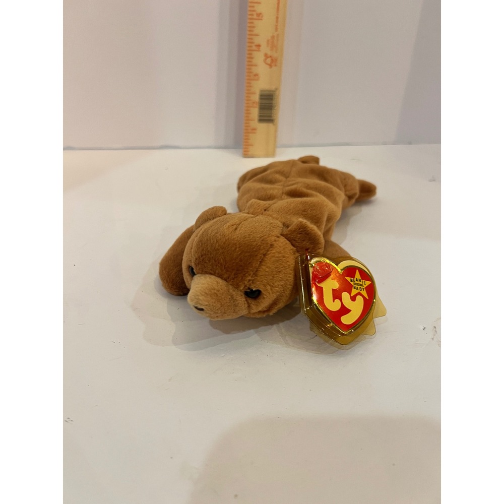 Ty Beanie Baby Cubbie the Bear Brown Plush 1993 Vintage Collectible Toy 4010